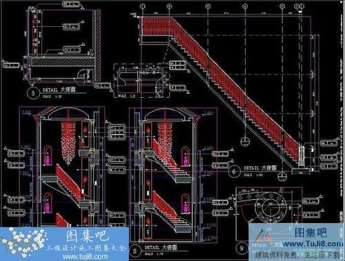 杭州濱盛湘湖壹號5#英倫風(fēng)格別墅施工圖
