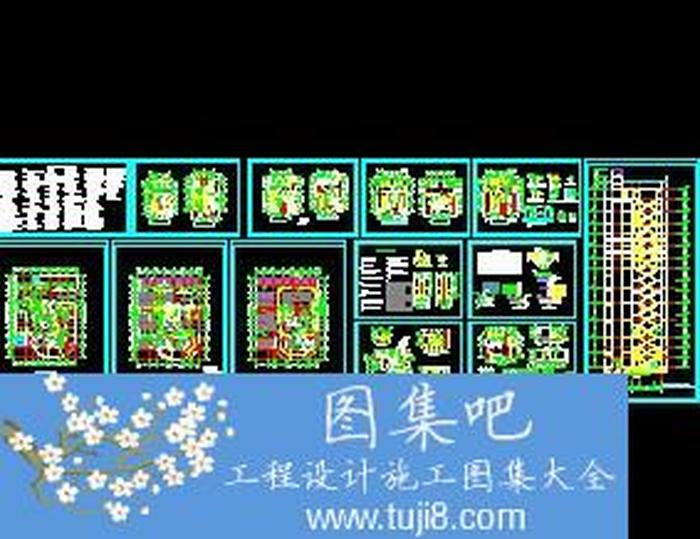 汽車停車庫建筑施工圖