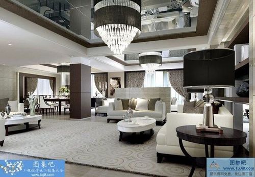 萬科某豪宅樣板別墅施工圖（含實(shí)景圖）