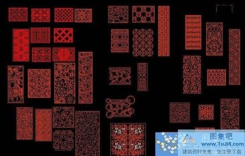 史上最全最牛的CAD雕花圖樣個(gè)個(gè)經(jīng)典