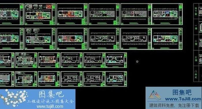 龍園意境五層別墅施工圖及效果圖