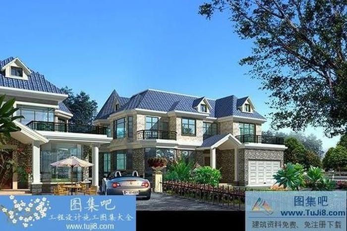 某別墅CAD建筑結(jié)構(gòu)施工圖帶效果圖