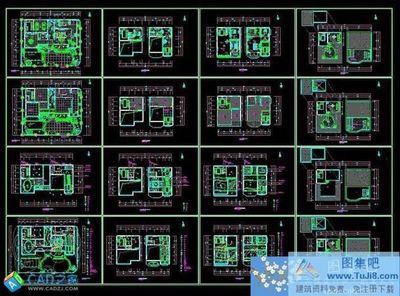 廣州海景花園300平米別墅設(shè)計(jì)施工圖紙