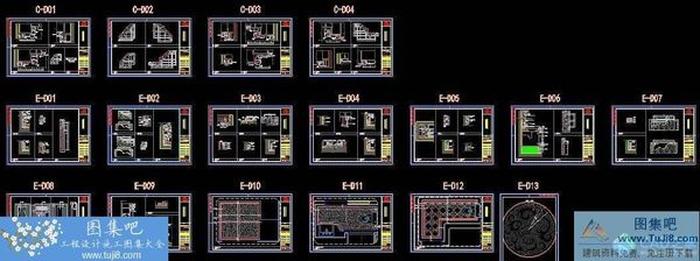 金螳螂香緹華府B戶型樣板房施工圖+效果圖