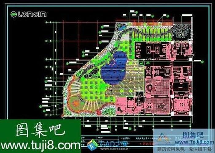 重慶隆鑫集團(tuán)總部屋頂花園全套施工圖