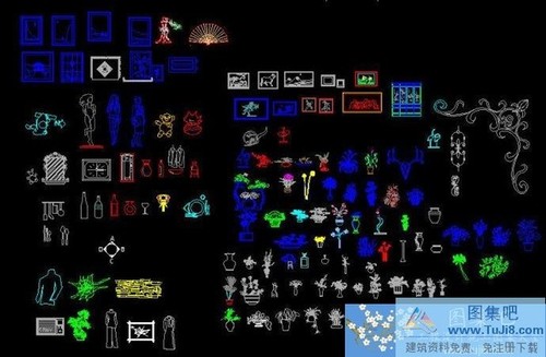 建筑及室內(nèi)設(shè)計(jì)平面、立面CAD圖庫