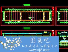 輕鋼結(jié)構(gòu)廠房建筑施工圖CAD圖紙
