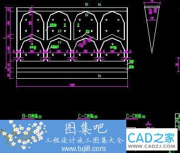路基防護(hù)工程設(shè)計CAD圖 路基圖紙