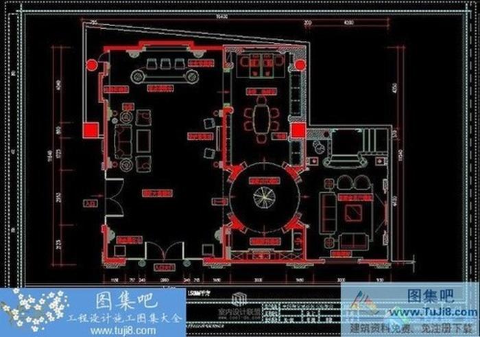 萬峰石材佛山中國陶瓷城展廳施工圖附效果圖