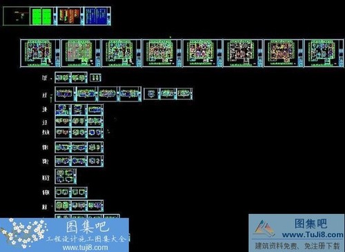 青島某錯層別墅樣板房完整圖紙 超詳細(xì)平立面節(jié)點圖