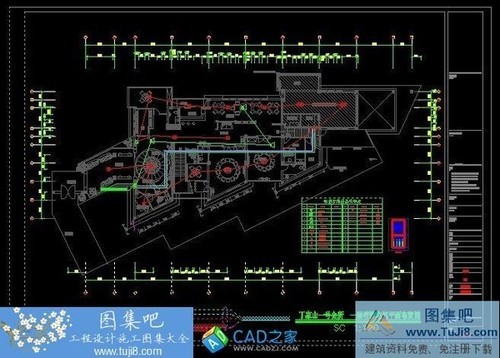 楊公堤丁家山一號(hào)會(huì)所CAD施工圖+高清效果圖