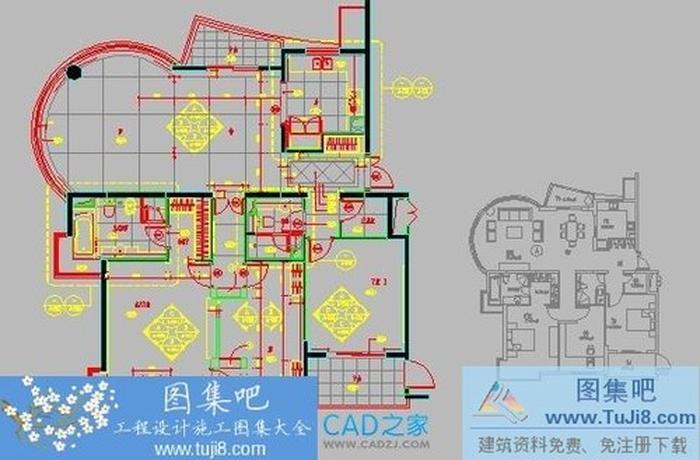 梁志天上海浦東濱江蘭庭A型樣板房施工圖