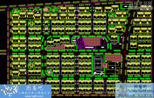 某村新農(nóng)村規(guī)劃建設(shè)CAD總平方案圖