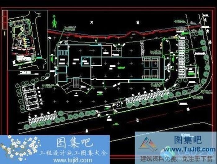 九層假日酒店全套施工圖CAD圖紙