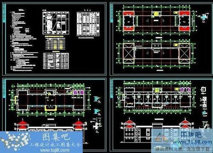 某市鳳凰國際鄉(xiāng)村社區(qū)商業(yè)樓施工圖