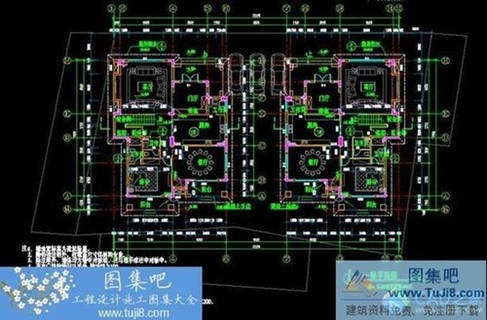 一套真正完整的別墅圖紙 建筑 結(jié)構(gòu) 水電 模型
