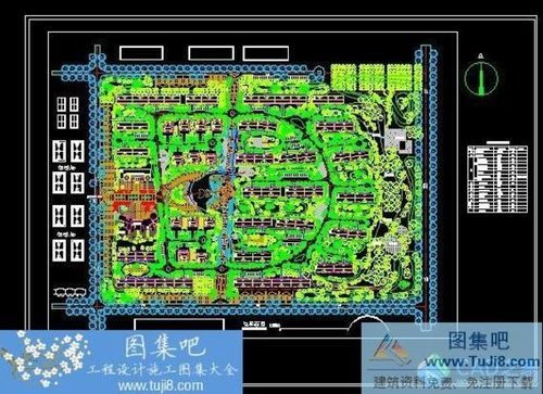 某高校教師住宅小區(qū)規(guī)劃圖