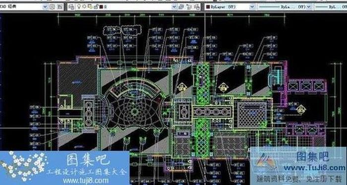 陳厚夫浙江溫嶺九龍國際大飯店會所完整施工圖