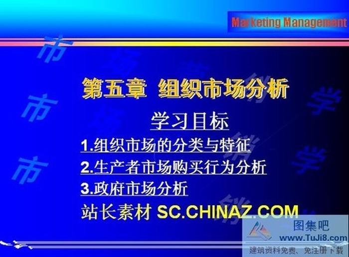 市場分析PPT模板