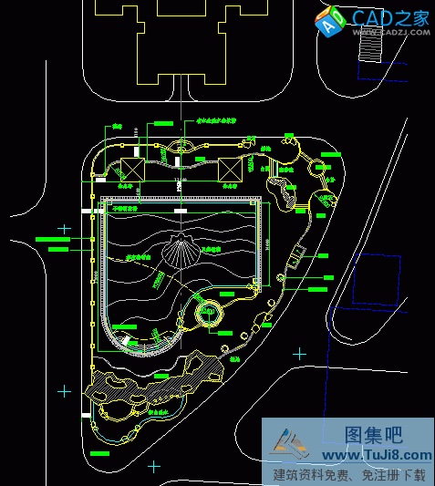 珠海美麗灣全套景觀設(shè)計(jì)方案之游泳池CAD施工圖