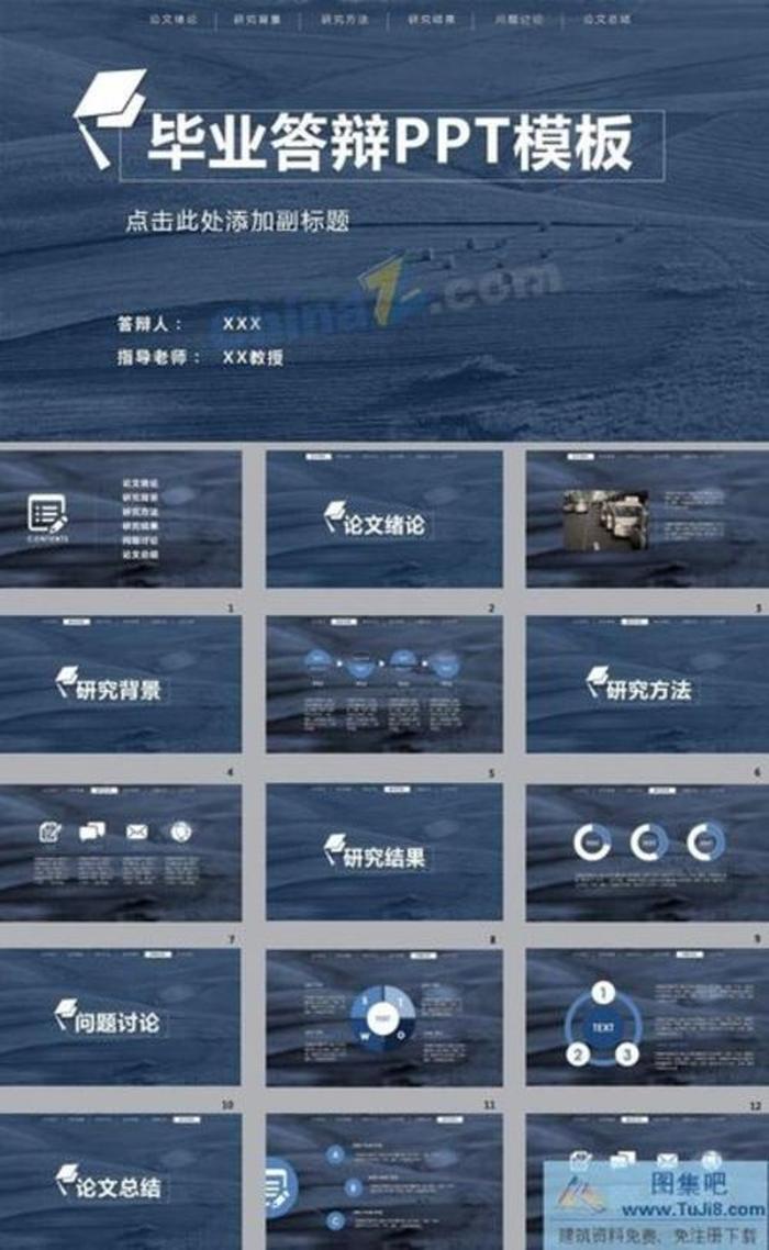 簡潔本科畢業(yè)設(shè)計(jì)答辯ppt模板