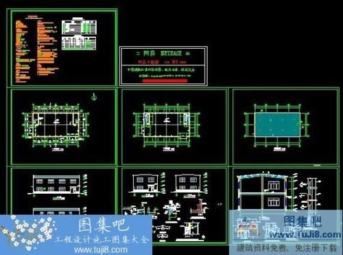 某鋼框架車間建筑施工圖