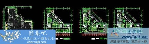 湖州俱樂部效果圖及CAD平面圖