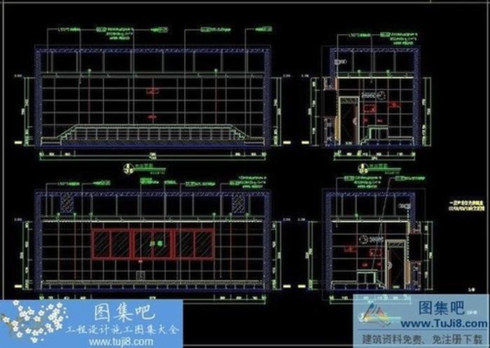 江蘇某劇院大劇場觀眾廳全套施工圖及效果圖