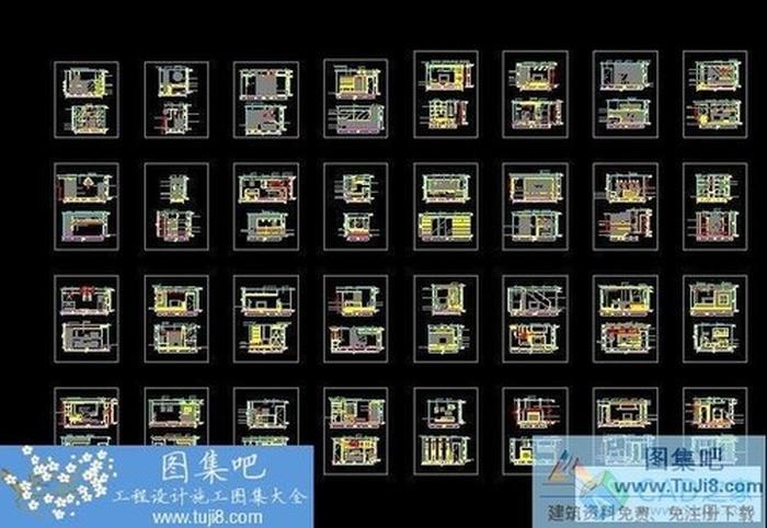 AucoCAD客廳立面圖