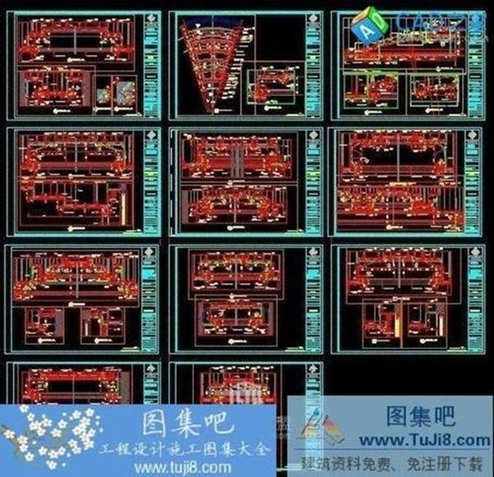 成都崇州羊馬會(huì)所施工圖