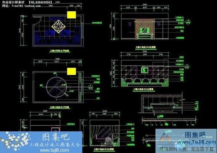 金螳螂內(nèi)部細(xì)節(jié)大樣圖立面圖完整版