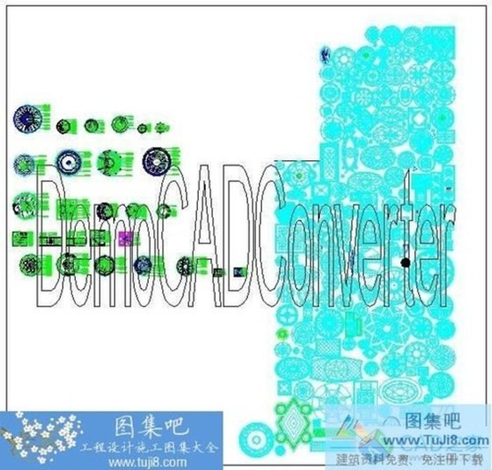 大理石拼花CAD圖集 大理石填充圖案大全