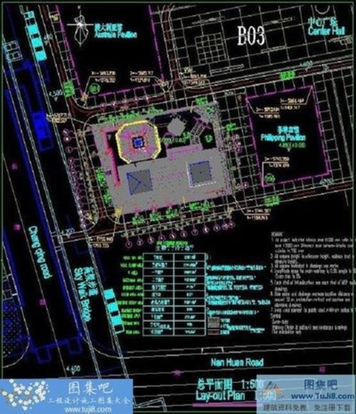 世博會泰國館展廳全套CAD施工圖