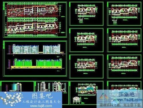 某高檔小區(qū)公寓樓施工圖