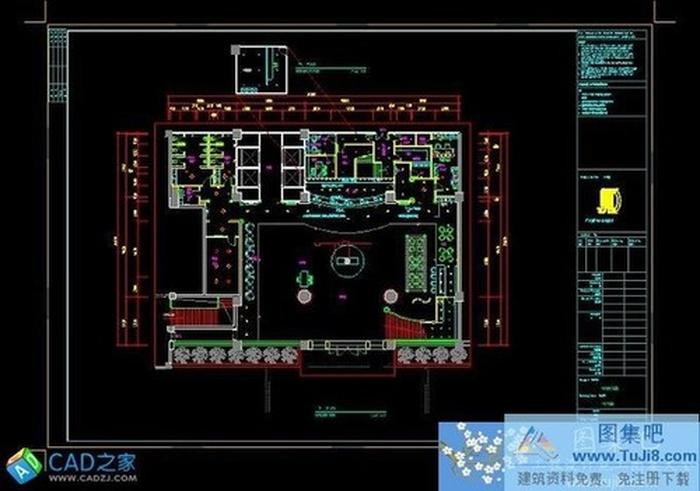 深圳松崗萬華酒店全套施工圖CAD圖紙