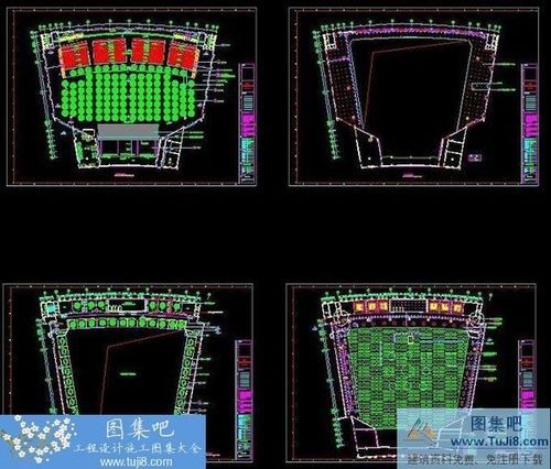 山東皇明太陽(yáng)谷會(huì)展中心全套施工圖+效果圖