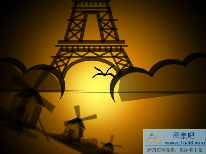 卡通風(fēng)景PPT模板