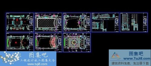 世紀(jì)名流莊園美式風(fēng)格豪宅施工圖含高清裝修效果圖