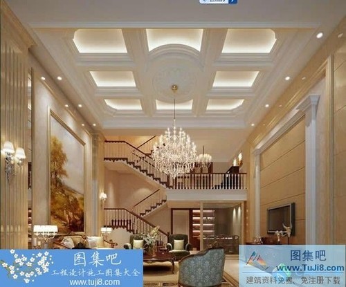 玉屏御景花園別墅施工圖、效果圖及物料表