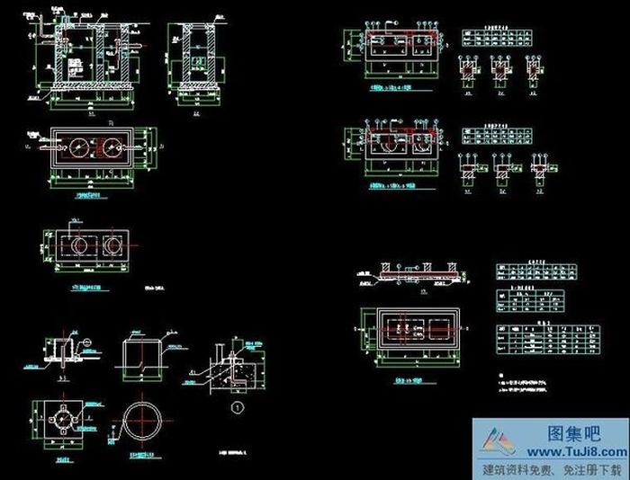 (CAD詳圖)混凝土小型化糞池.dwg