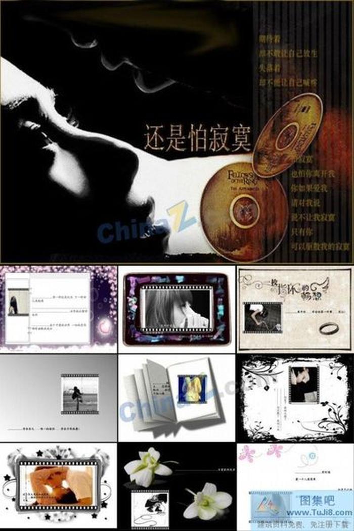 相冊(cè)介紹ppt模板下載