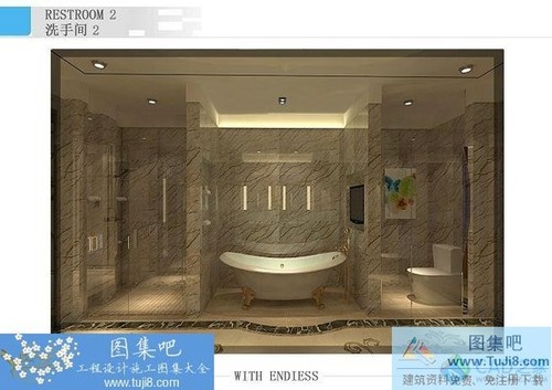 思洋裝飾辦公室及樣板間CAD施工圖+效果圖