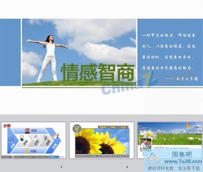 情感智商ppt模板下載