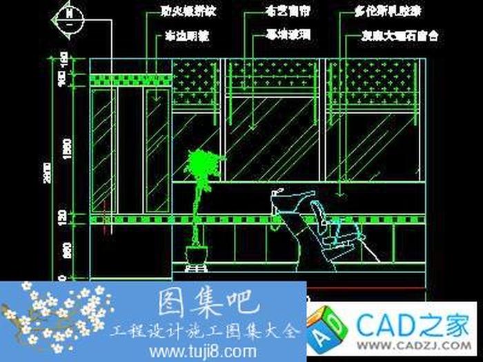 12例理發(fā)店CAD圖塊圖紙平面詳圖