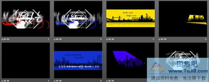 漂泊的工作者主題韓國PPT模板下載