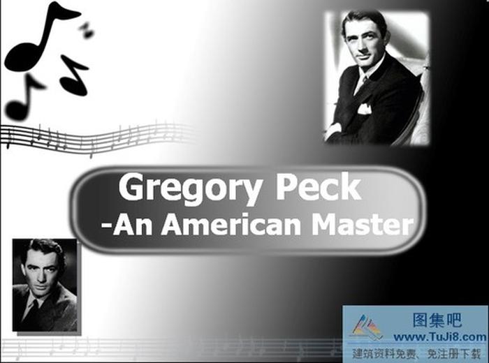 音樂(lè)藝術(shù)的黑白風(fēng)格PPT模板