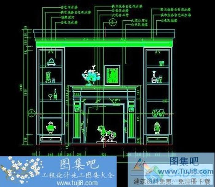 CAD室內(nèi)設(shè)計(jì)施工圖常用圖塊之餐廳