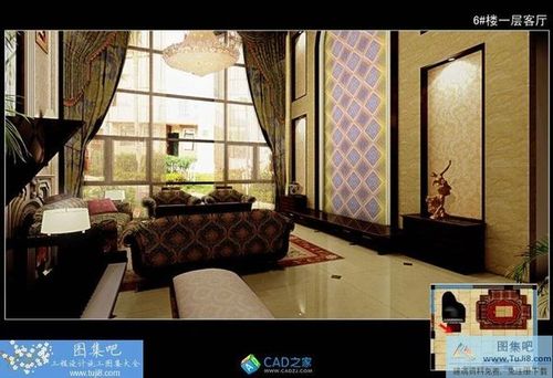 古典別墅施工圖附16張無(wú)水印效果圖