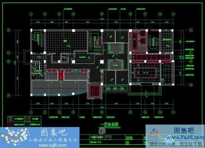 北歐風(fēng)情茶吧CAD施工設(shè)計圖及效果圖