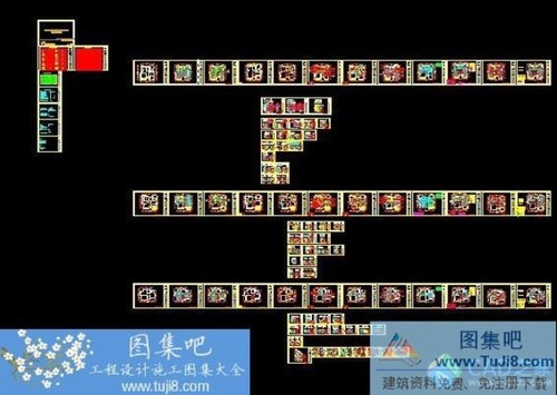 西歐風(fēng)格蘭溪谷樣板房施工圖及效果圖